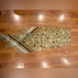 2000s coach silk‎ scarf polka dot